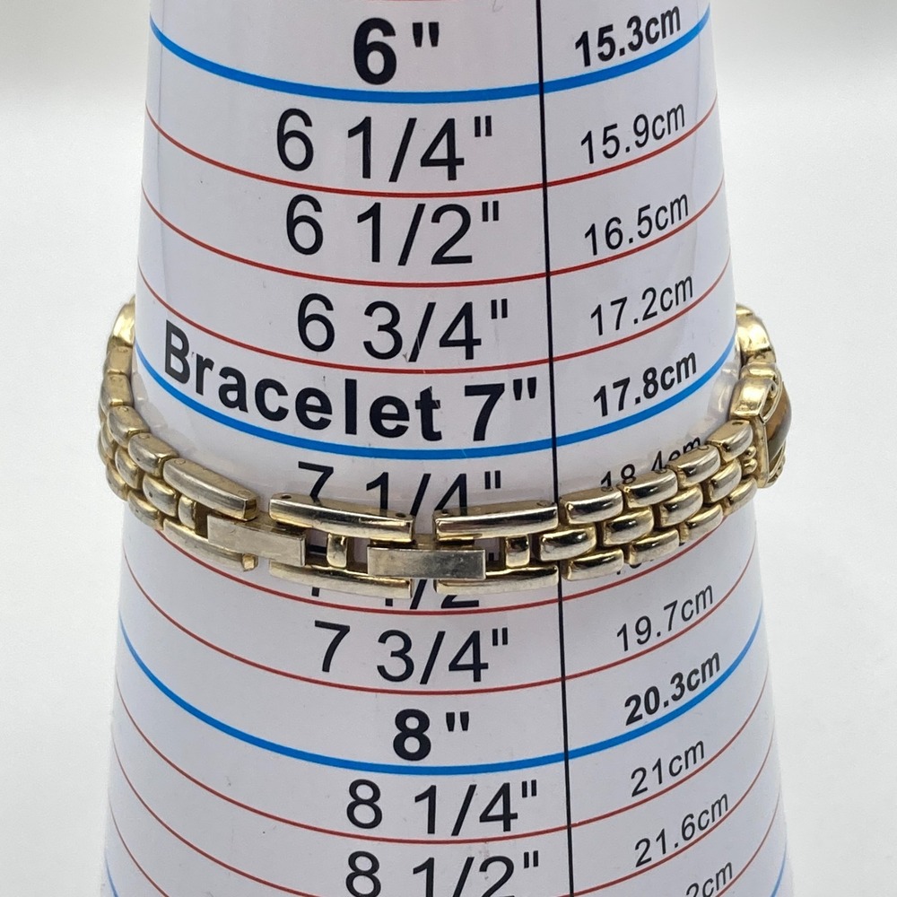 Abalone Women's Watch 19mm Gold Tone MOP Dial w/Extender New Battery 7.25" - Picture 10 of 16